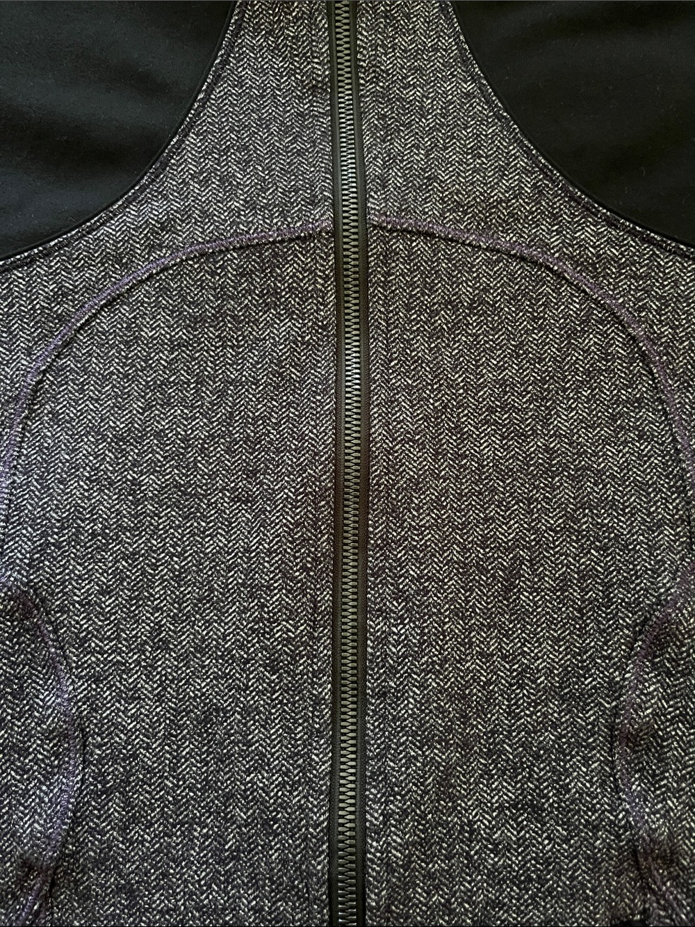 Lululemon Forme Jacket  Run Yoga Herringbone Purple - Picture 12 of 13